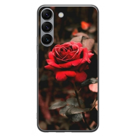 Husa personalizata tip carcasa HQPrint pentru Samsung Galaxy S23 Plus, model Flowers 12, multicolor, S1D1M0160