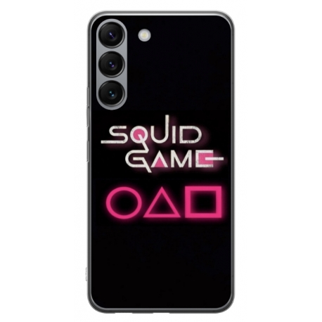 Husa personalizata tip carcasa HQPrint pentru Samsung Galaxy S23 Plus, model Squid Game 4, multicolor, S1D1M0176