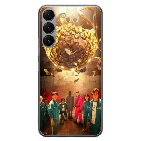 Husa personalizata tip carcasa HQPrint pentru Samsung Galaxy S23 Plus, model Squid Game 11, multicolor, S1D1M0183