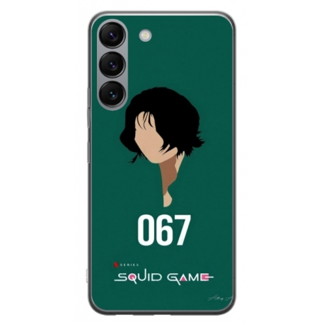 Husa personalizata tip carcasa HQPrint pentru Samsung Galaxy S23 Plus, model Squid Game 16, multicolor, S1D1M0188