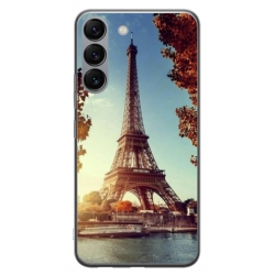 Husa personalizata tip carcasa HQPrint pentru Samsung Galaxy S23 Plus, model Nice View 8, multicolor, S1D1M0209
