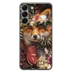Husa personalizata tip carcasa HQPrint pentru Samsung Galaxy S23 Plus, model Fox, multicolor, S1D1M0213