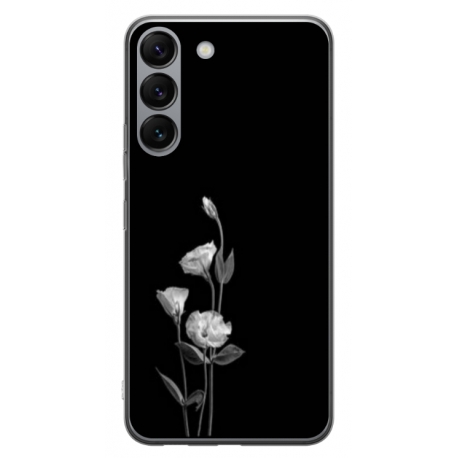 Husa personalizata tip carcasa HQPrint pentru Samsung Galaxy S23 Plus, model Abstract Flowers, multicolor, S1D1M0216