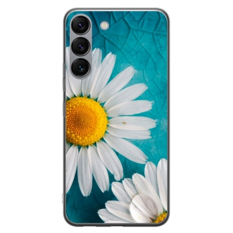 Husa personalizata tip carcasa HQPrint pentru Samsung Galaxy S23 Plus, model Petunia 1, multicolor, S1D1M0235