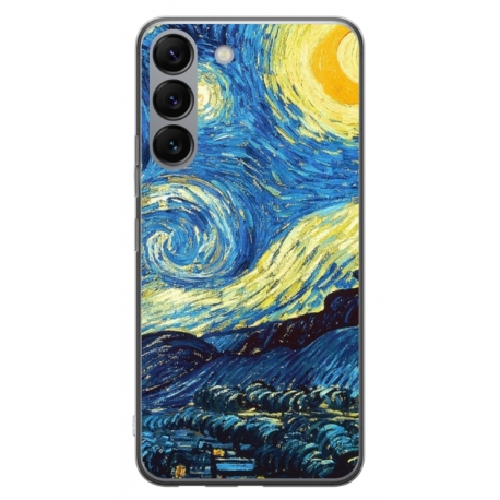 Husa personalizata tip carcasa HQPrint pentru Samsung Galaxy S23 Plus, model Van Gogh, multicolor, S1D1M0238