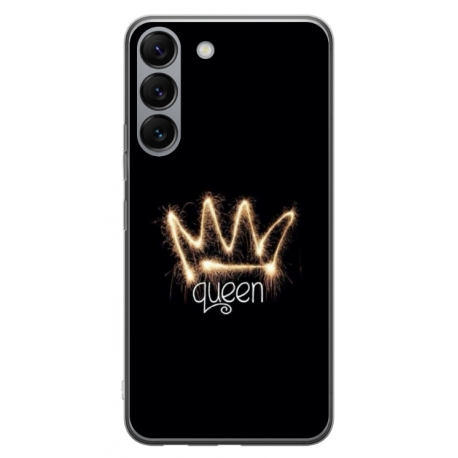 Husa personalizata tip carcasa HQPrint pentru Samsung Galaxy S23 Plus, model Queen, multicolor, S1D1M0243