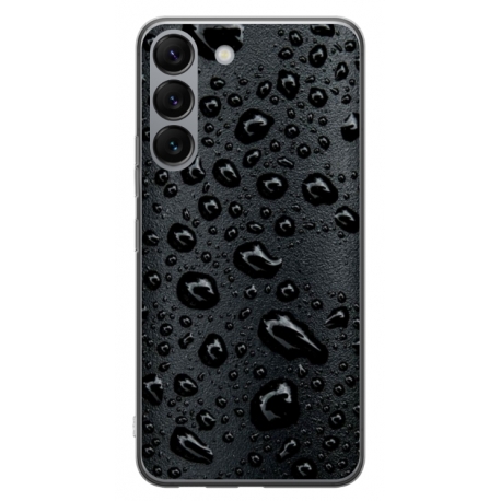 Husa personalizata tip carcasa HQPrint pentru Samsung Galaxy S23 Plus, model Rain, multicolor, S1D1M0244