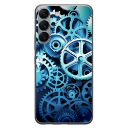 Husa personalizata tip carcasa HQPrint pentru Samsung Galaxy S23 Plus, model Clockwork, multicolor, S1D1M0250