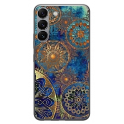 Husa personalizata tip carcasa HQPrint pentru Samsung Galaxy S23 Plus, model Mandela 3, multicolor, S1D1M0256