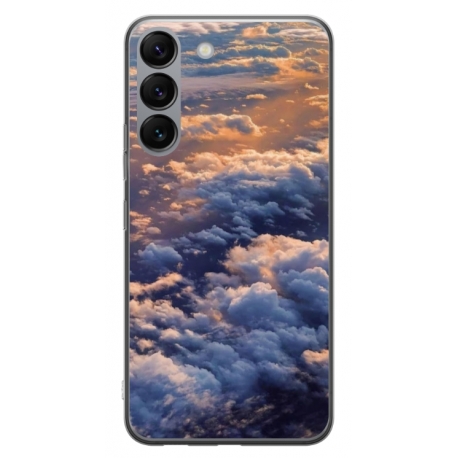 Husa personalizata tip carcasa HQPrint pentru Samsung Galaxy S23 Plus, model Beautiful Sky, multicolor, S1D1M0277
