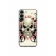 Husa personalizata tip carcasa HQPrint pentru Samsung Galaxy S23 Plus, model Skull 1, multicolor, S1D1M0284