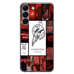 Husa personalizata tip carcasa HQPrint pentru Samsung Galaxy S23 Plus, model Capricorn, multicolor, S1D1M0295