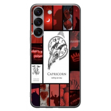 Husa personalizata tip carcasa HQPrint pentru Samsung Galaxy S23 Plus, model Capricorn, multicolor, S1D1M0295