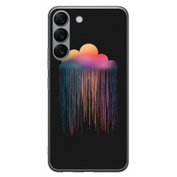 Husa personalizata tip carcasa HQPrint pentru Samsung Galaxy S23 Plus, model Colorful 3, multicolor, S1D1M0298