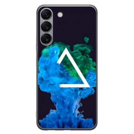 Husa personalizata tip carcasa HQPrint pentru Samsung Galaxy S23 Plus, model Colorful 4, multicolor, S1D1M0299