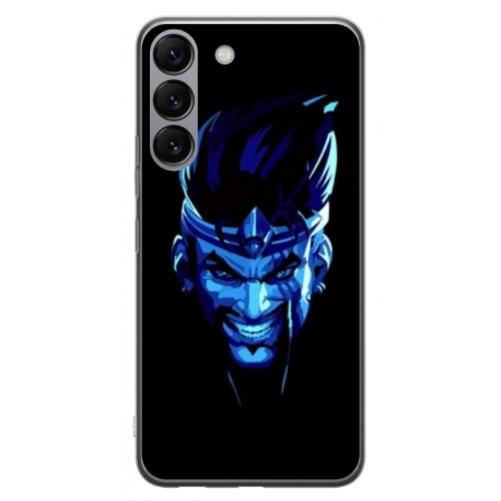Husa personalizata tip carcasa HQPrint pentru Samsung Galaxy S23 Plus, model Blue King, multicolor, S1D1M0305