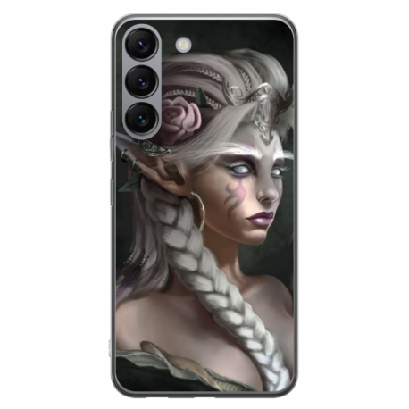 Husa personalizata tip carcasa HQPrint pentru Samsung Galaxy S23 Plus, model Alien Queen, multicolor, S1D1M0308
