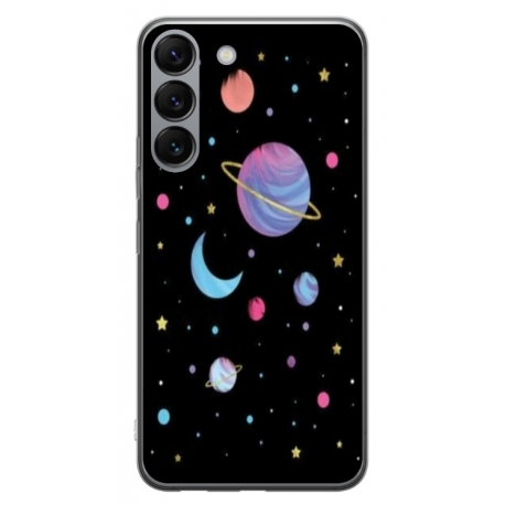 Husa personalizata tip carcasa HQPrint pentru Samsung Galaxy S23 Plus, model Colorful 6, multicolor, S1D1M0311
