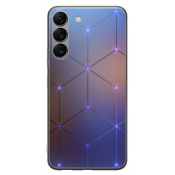 Husa personalizata tip carcasa HQPrint pentru Samsung Galaxy S23 Plus, model Square, multicolor, S1D1M0315
