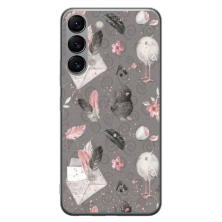 Husa personalizata tip carcasa HQPrint pentru Samsung Galaxy S23 Plus, model Abstract 1, multicolor, S1D1M0321
