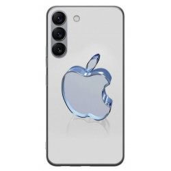 Husa personalizata tip carcasa HQPrint pentru Samsung Galaxy S23 Plus, model Apple Logo, multicolor, S1D1M0323