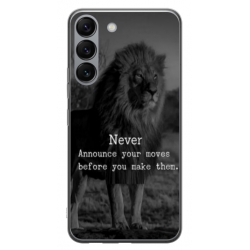 Husa personalizata tip carcasa HQPrint pentru Samsung Galaxy S23 Plus, model Quote 2, multicolor, S1D1M0330