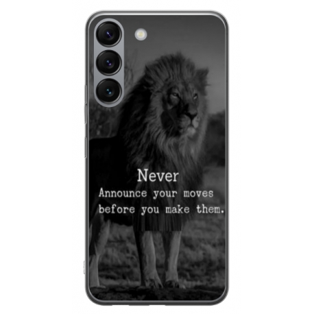 Husa personalizata tip carcasa HQPrint pentru Samsung Galaxy S23 Plus, model Quote 2, multicolor, S1D1M0330