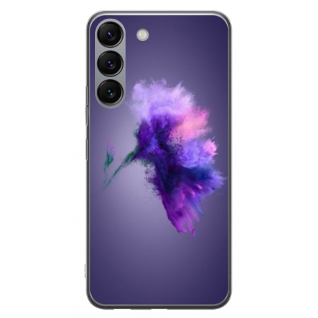 Husa personalizata tip carcasa HQPrint pentru Samsung Galaxy S23 Plus, model Flowers 19, multicolor, S1D1M0340