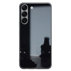 Husa personalizata tip carcasa HQPrint pentru Samsung Galaxy S23 Plus, model Shadow Princess, multicolor, S1D1M0341