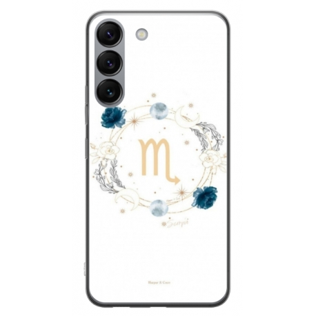 Husa personalizata tip carcasa HQPrint pentru Samsung Galaxy S23 Plus, model Zodiac Circle, multicolor, S1D1M0349