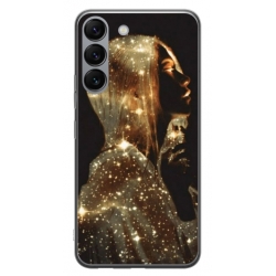 Husa personalizata tip carcasa HQPrint pentru Samsung Galaxy S23 Plus, model Golden Girl, multicolor, S1D1M0350