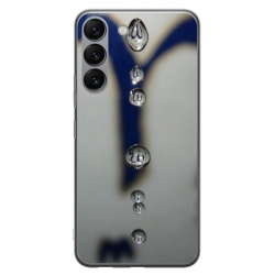 Husa personalizata tip carcasa HQPrint pentru Samsung Galaxy S23 Plus, model Droplets, multicolor, S1D1M0353