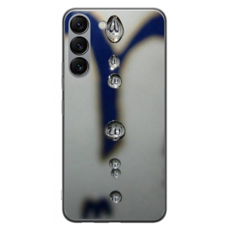 Husa personalizata tip carcasa HQPrint pentru Samsung Galaxy S23 Plus, model Droplets, multicolor, S1D1M0353