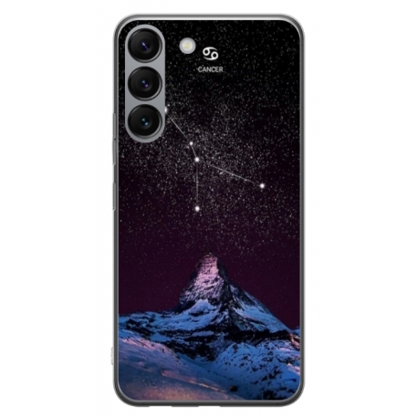 Husa personalizata tip carcasa HQPrint pentru Samsung Galaxy S23 Plus, model Cancer Sky, multicolor, S1D1M0356
