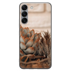 Husa personalizata tip carcasa HQPrint pentru Samsung Galaxy S23 Plus, model Flowers 21, multicolor, S1D1M0358