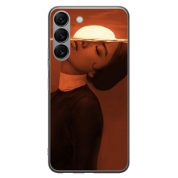 Husa personalizata tip carcasa HQPrint pentru Samsung Galaxy S23 Plus, model Sun Girl, multicolor, S1D1M0359
