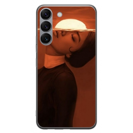 Husa personalizata tip carcasa HQPrint pentru Samsung Galaxy S23 Plus, model Sun Girl, multicolor, S1D1M0359