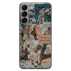 Husa personalizata tip carcasa HQPrint pentru Samsung Galaxy S23 Plus, model PUBG 2, multicolor, S1D1M0363
