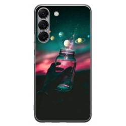 Husa personalizata tip carcasa HQPrint pentru Samsung Galaxy S23 Plus, model Colorful 10, multicolor, S1D1M0369