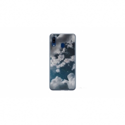 Husa personalizata tip carcasa HQPrint pentru Samsung Galaxy A20e, model Blue Sky, multicolor, S1D1M0023