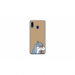 Husa personalizata tip carcasa HQPrint pentru Samsung Galaxy A20e, model Tired Bunny, multicolor, S1D1M0027