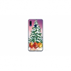 Husa personalizata tip carcasa HQPrint pentru Samsung Galaxy A20e, model Christmas Tree 1, multicolor, S1D1M0057