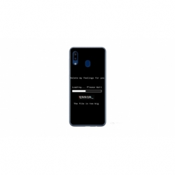 Husa personalizata tip carcasa HQPrint pentru Samsung Galaxy A20e, model Delete Feelings, multicolor, S1D1M0069