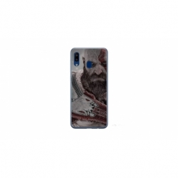 Husa personalizata tip carcasa HQPrint pentru Samsung Galaxy A20e, model God of War 2, multicolor, S1D1M0081
