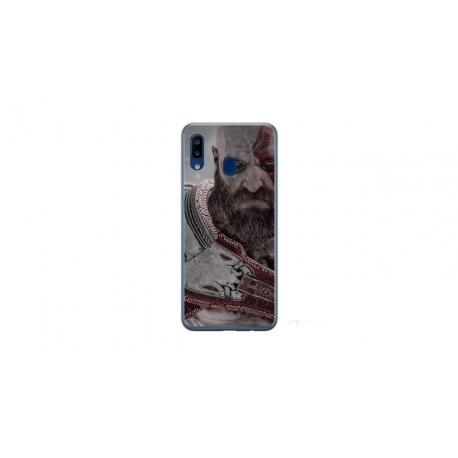 Husa personalizata tip carcasa HQPrint pentru Samsung Galaxy A20e, model God of War 2, multicolor, S1D1M0081
