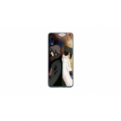 Husa personalizata tip carcasa HQPrint pentru Samsung Galaxy A20e, model Itachi 1, multicolor, S1D1M0103