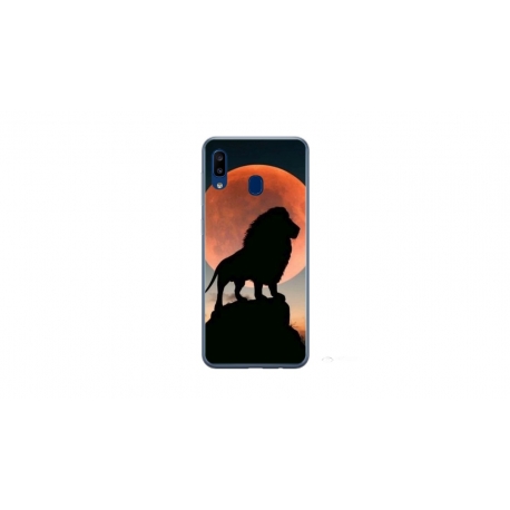 Husa personalizata tip carcasa HQPrint pentru Samsung Galaxy A20e, model Lion 1, multicolor, S1D1M0110