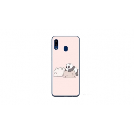 Husa personalizata tip carcasa HQPrint pentru Samsung Galaxy A20e, model Bears 3, multicolor, S1D1M0115