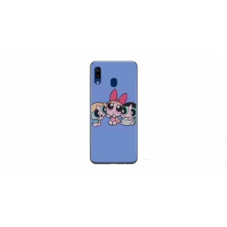 Husa personalizata tip carcasa HQPrint pentru Samsung Galaxy A20e, model Powerpuff Girls, multicolor, S1D1M0135