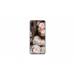 Husa personalizata tip carcasa HQPrint pentru Samsung Galaxy A20e, model Flowers 6, multicolor, S1D1M0139